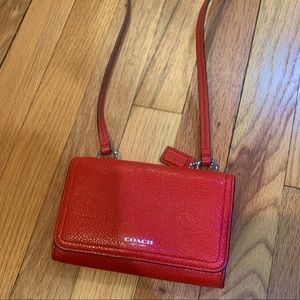Cherry Red Coach CrossBody